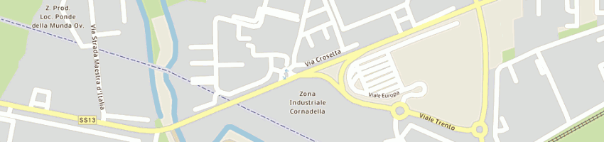 Mappa della impresa frigotecnica zambon srl a SACILE