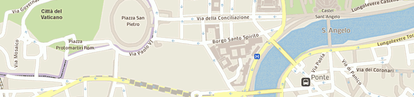 Mappa della impresa chiesa s spirito in sassia a ROMA