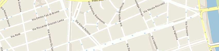Mappa della impresa bird travel agency srl a ROMA