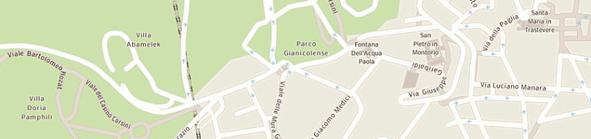 Mappa della impresa cross data srl a ROMA