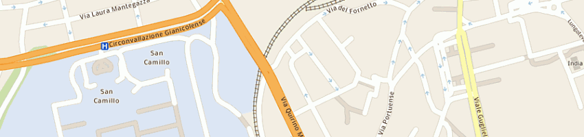 Mappa della impresa gm marconi elettroforniture srl a ROMA