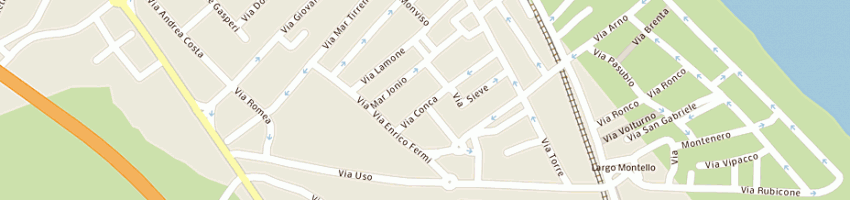 Mappa della impresa seb costruzioni srl a BELLARIA IGEA MARINA