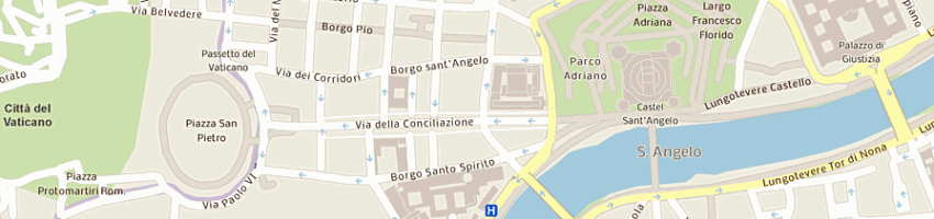 Mappa della impresa hotel invest italiana spa a ROMA