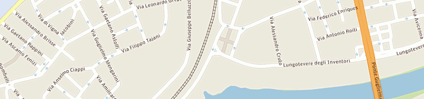 Mappa della impresa autofficina aquilanti di aquilanti emidio e sante -societa in nome collettivo- a ROMA