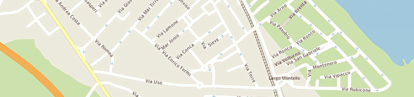 Mappa della impresa agazzi giorgio a BELLARIA IGEA MARINA