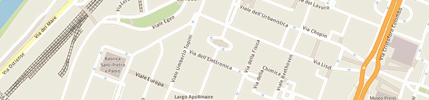 Mappa della impresa ditec international unipersonale srl a ROMA