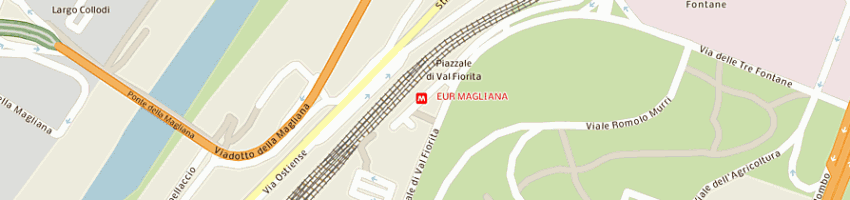 Mappa della impresa rental service sas di mariani maria e c a ROMA