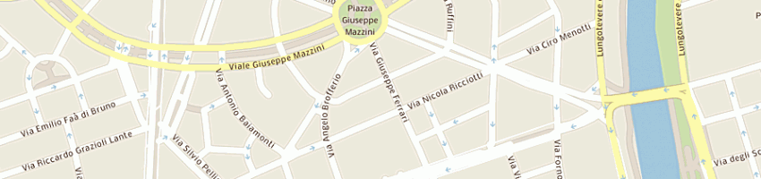 Mappa della impresa prati market srl a ROMA