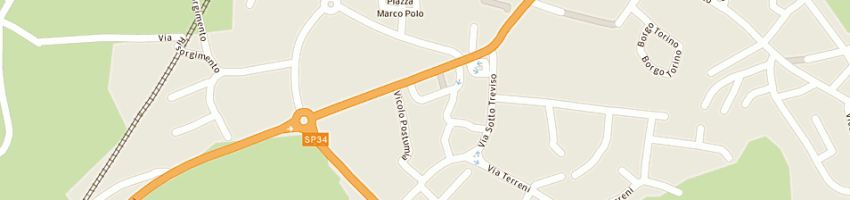 Mappa della impresa momesso maurizio e c (snc) a PONTE DI PIAVE