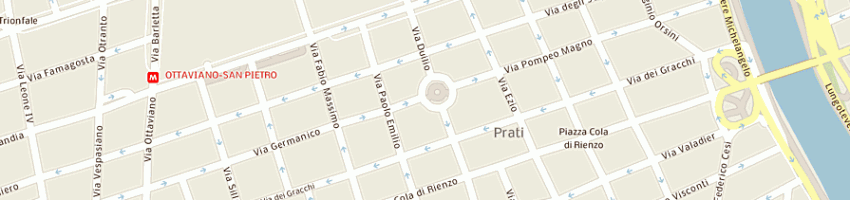 Mappa della impresa dea travel a ROMA