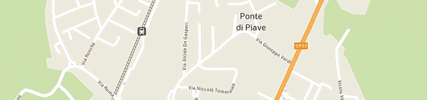 Mappa della impresa mannozzi claudio a PONTE DI PIAVE
