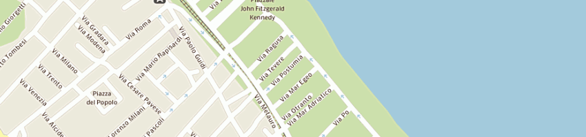 Mappa della impresa hotel della motta a BELLARIA IGEA MARINA
