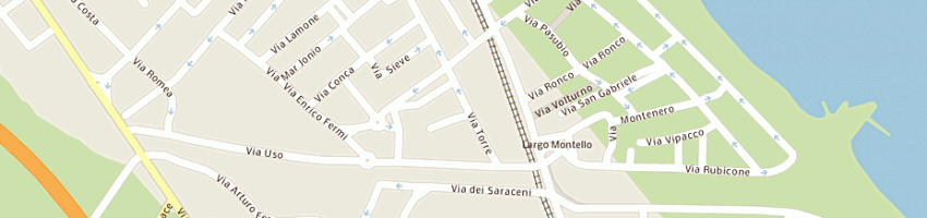 Mappa della impresa tipografia quadrelli silvano a BELLARIA IGEA MARINA