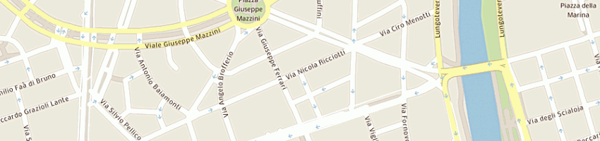 Mappa della impresa sinibaldi michele a ROMA