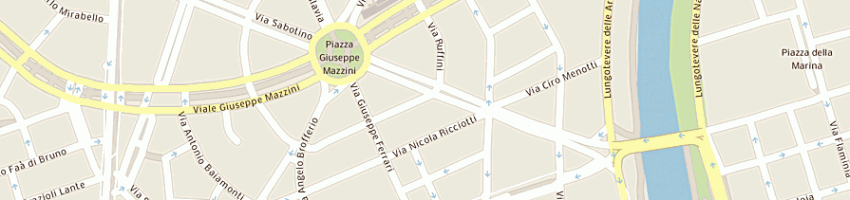 Mappa della impresa tipografia bellini snc a ROMA
