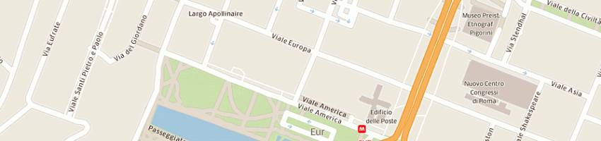 Mappa della impresa eur profumi srl a ROMA
