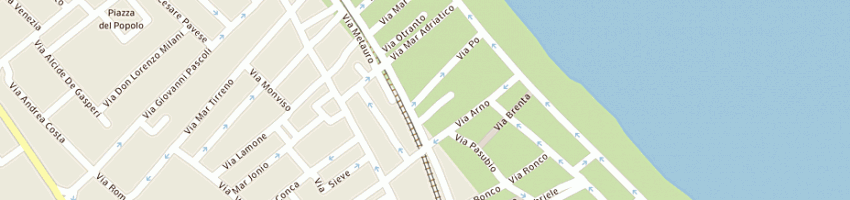 Mappa della impresa albergo gianella di gianella marisa e c snc a BELLARIA IGEA MARINA