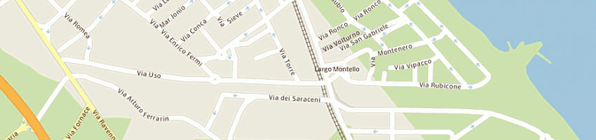 Mappa della impresa carrara silvano a BELLARIA IGEA MARINA