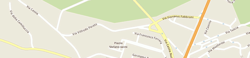 Mappa della impresa carrozzeria autocentro corso francia srl a ROMA