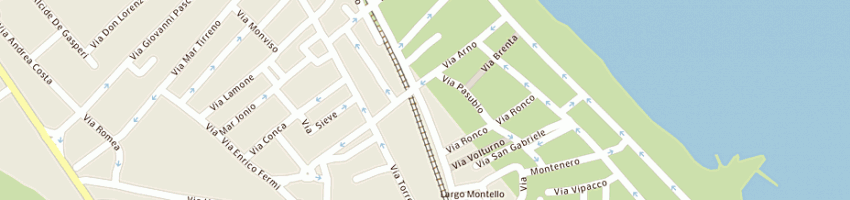 Mappa della impresa mast di brusconi marco e c (sas) a BELLARIA IGEA MARINA