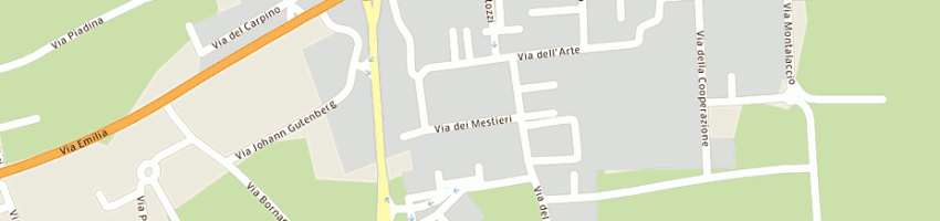 Mappa della impresa bartoletti bruno e delmo (snc) a SANTARCANGELO DI ROMAGNA