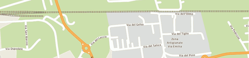 Mappa della impresa metalserramenti snc a SANTARCANGELO DI ROMAGNA