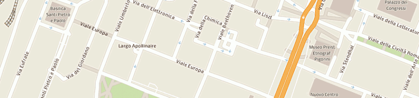 Mappa della impresa la sublacense 72 s r l a ROMA