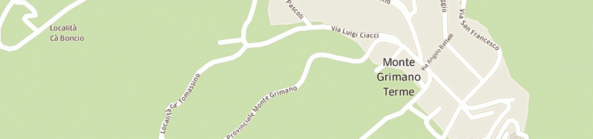 Mappa della impresa vescovelli franco a MONTE GRIMANO TERME
