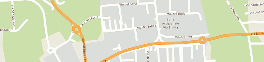 Mappa della impresa autopronti spa a SANTARCANGELO DI ROMAGNA