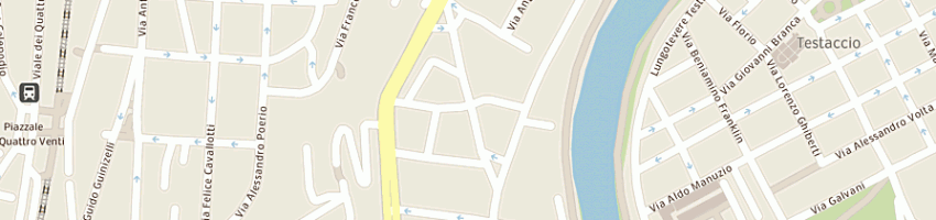 Mappa della impresa global service sas di alvares anna maria a ROMA