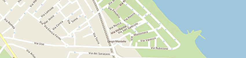 Mappa della impresa grossi baldassarri lorena a BELLARIA IGEA MARINA