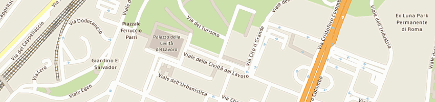 Mappa della impresa palombini ricevimenti srl a ROMA