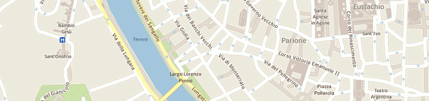 Mappa della impresa perali cristiana a ROMA