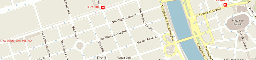 Mappa della impresa macalle' a ROMA