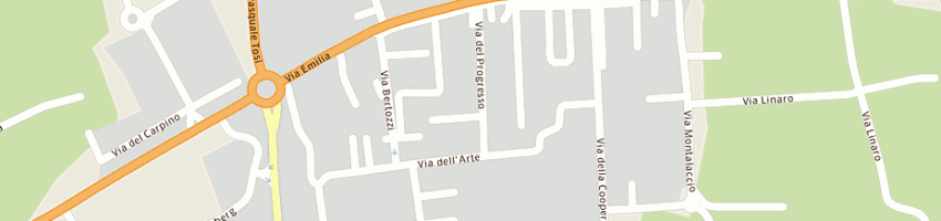 Mappa della impresa caffe' sun srl a SANTARCANGELO DI ROMAGNA