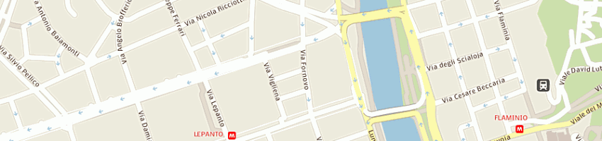 Mappa della impresa d'onghia franco a ROMA