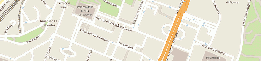 Mappa della impresa ottica congressi snc a ROMA
