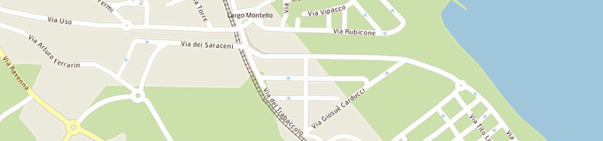 Mappa della impresa giada d'oro di liu sufu a BELLARIA IGEA MARINA