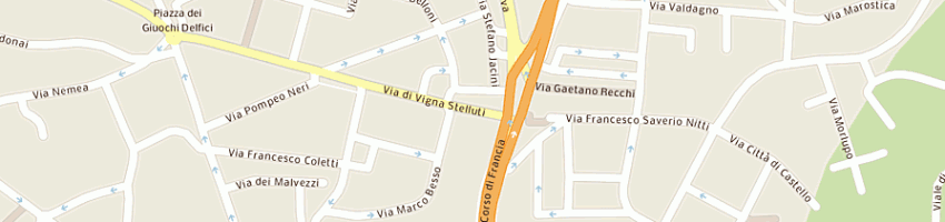 Mappa della impresa delfici elaborazioni di santoro massimo e c snc a ROMA