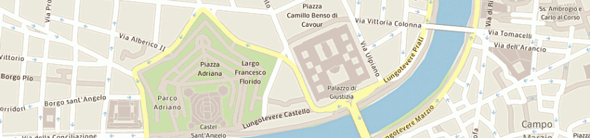 Mappa della impresa cassa mutua nazionale tra i cancellieri e segretari giudi a ROMA