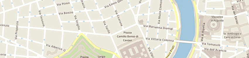 Mappa della impresa studio contini a ROMA