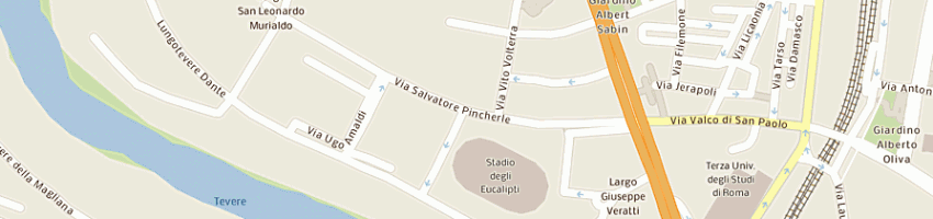 Mappa della impresa centro copie roma 3 a ROMA