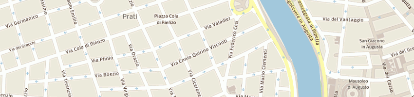 Mappa della impresa pan di zucchero sas di guerrini sandro e c a ROMA