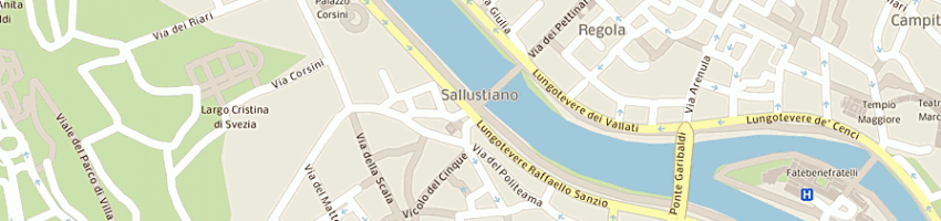 Mappa della impresa bar trilussa srl a ROMA