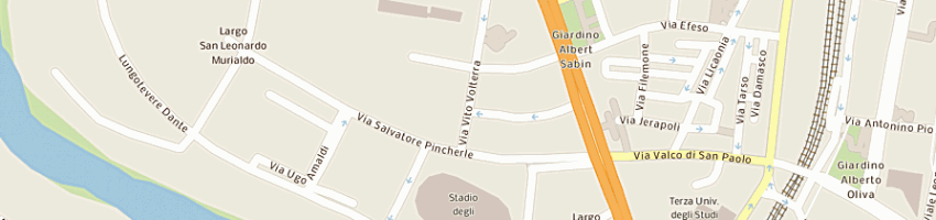 Mappa della impresa scuola media via alessandro severo a ROMA