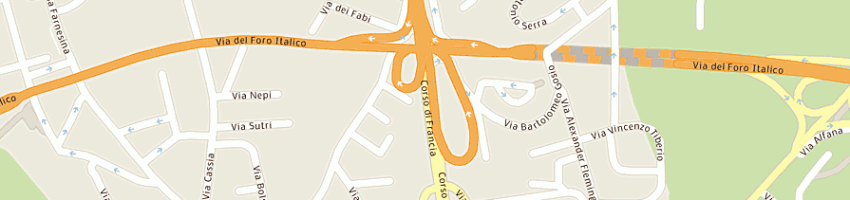 Mappa della impresa inazienda srl a ROMA