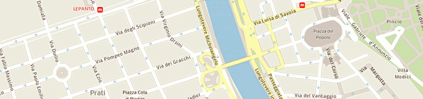 Mappa della impresa pontani tomassina a ROMA