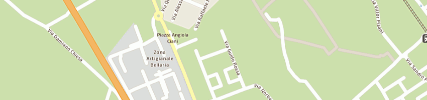 Mappa della impresa metalcarrelli srl a BELLARIA IGEA MARINA
