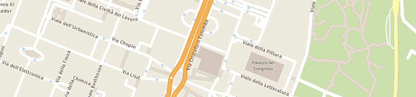 Mappa della impresa bar columbus a ROMA