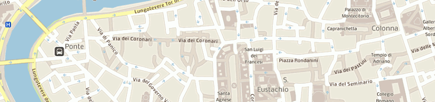 Mappa della impresa pii stabilimenti della francia a ROMA